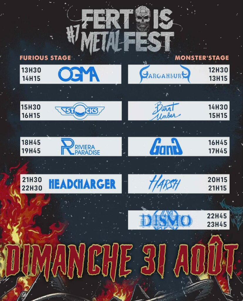 Fertois Metal FEst #7 - Dimanche