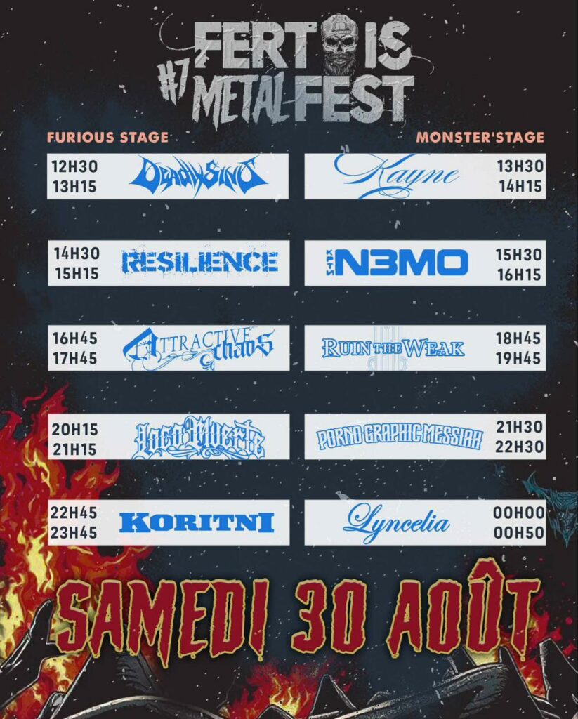 Fertois Metal FEst #7 - Samedi