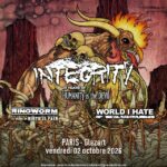 Integrity en concert avec Ringworm, World I Hate